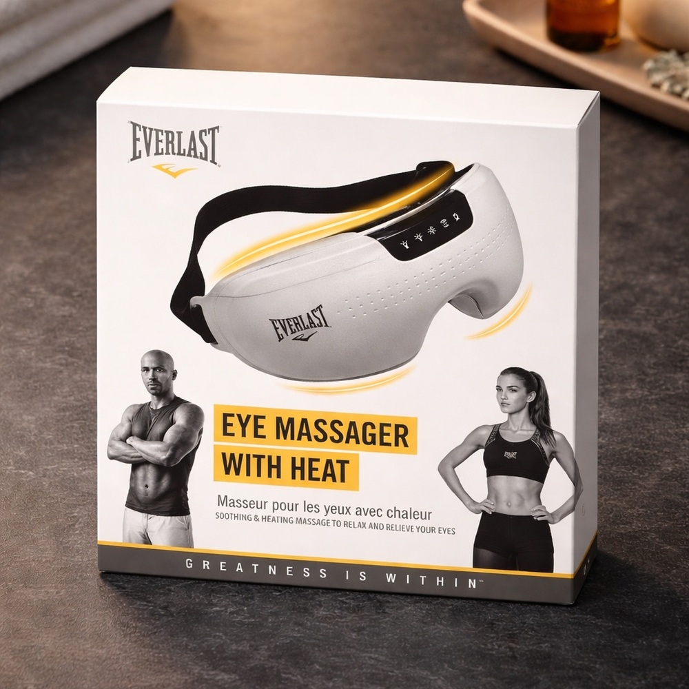 Everlast White and Black Eye Massager